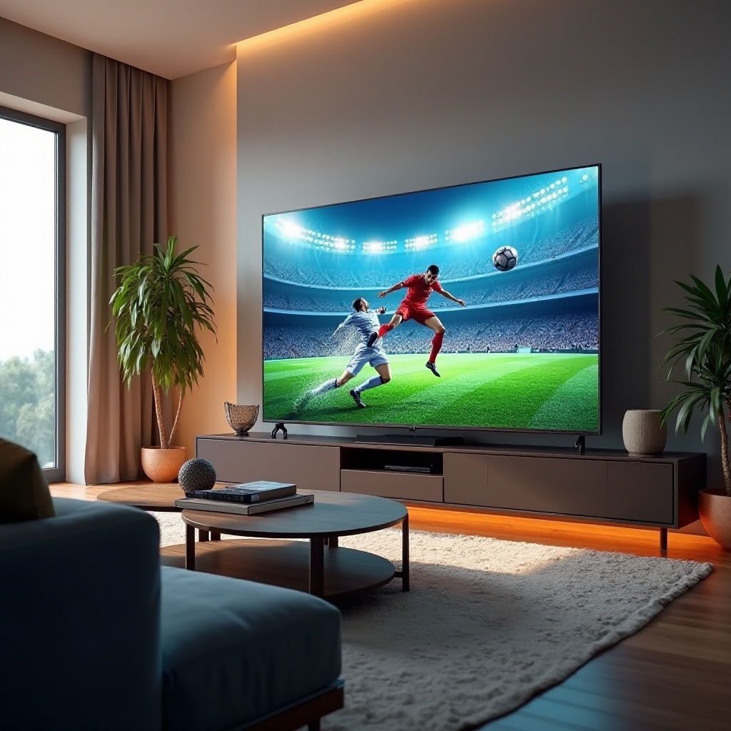 スポーツ観戦に最適なスマートテレビ