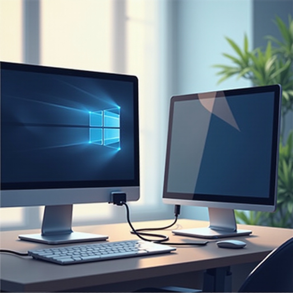 mga kable para ikonekta ang dalawang computer sa isang monitor