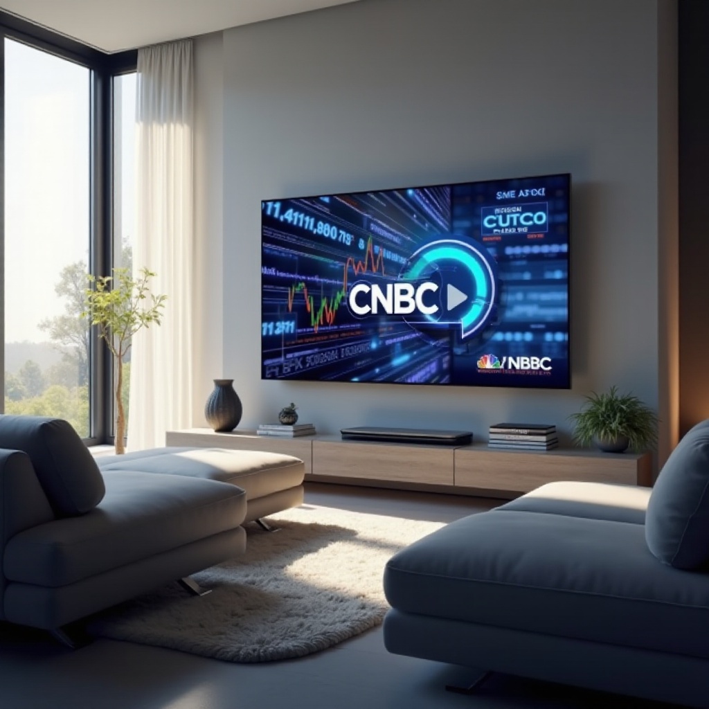 cómo ver cnbc en samsung smart tv