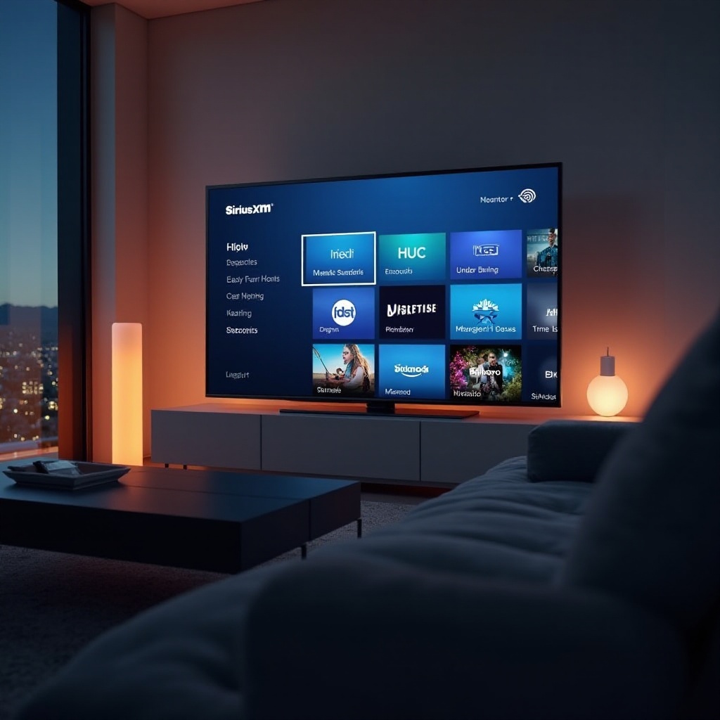 スマートテレビでSiriusXMを視聴できますか