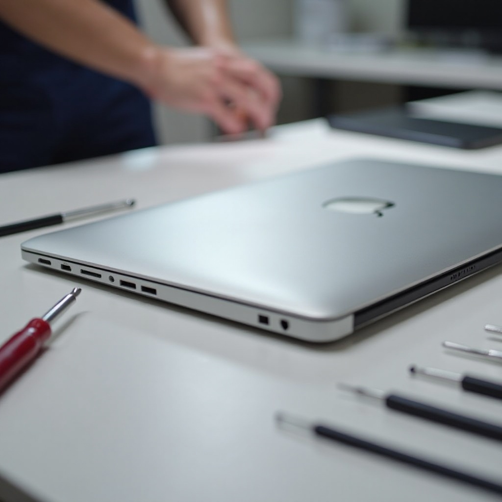 cara mengganti baterai MacBook Air