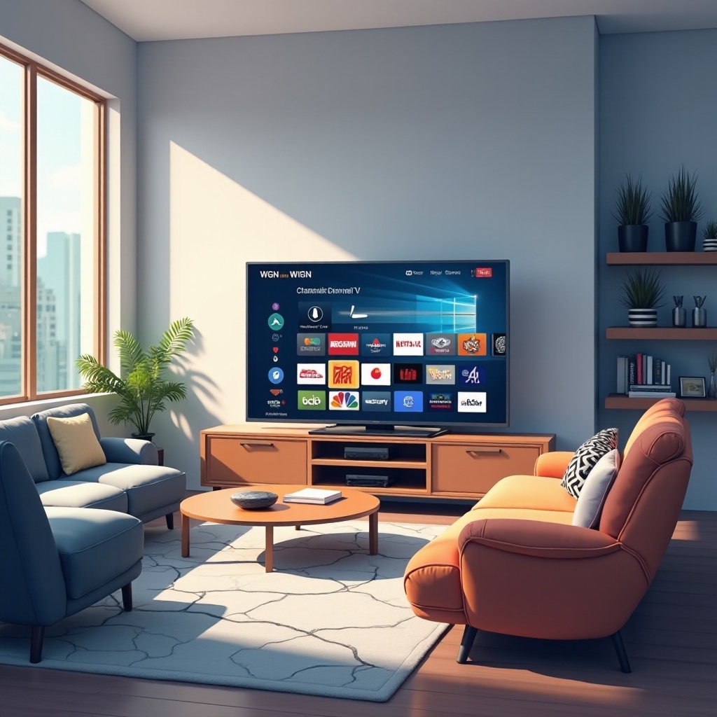 paano ko mapapanood ang WGN sa aking smart TV