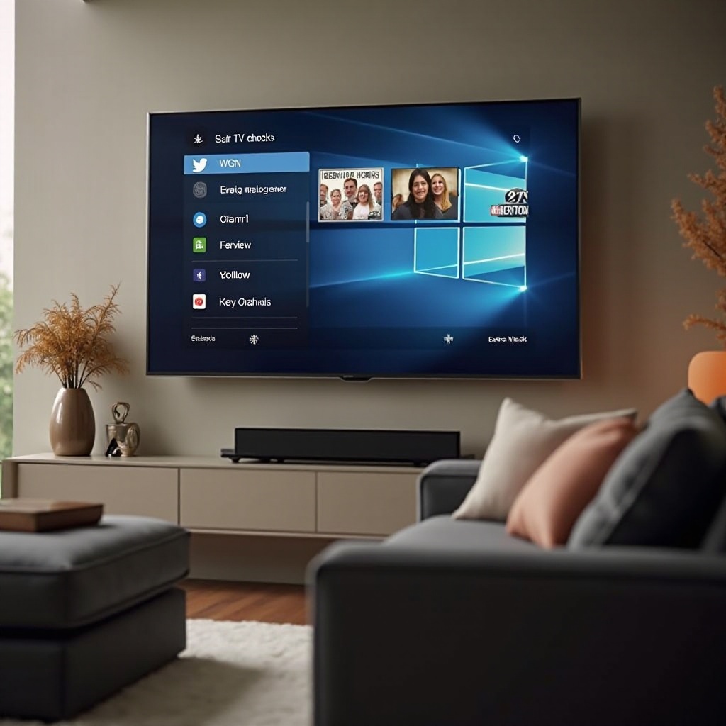 como posso assistir WGN na minha smart TV