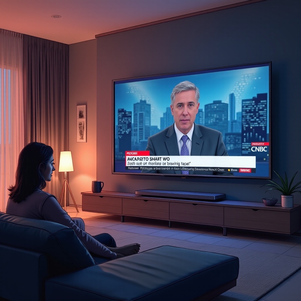 comment regarder cnbc sur samsung smart tv