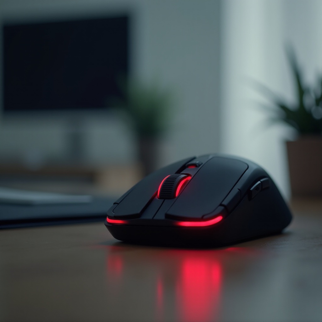 ilogitech mouse pulang ilaw
