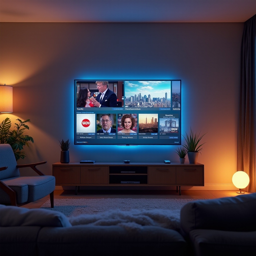 bagaimana saya bisa menonton WGN di smart TV saya
