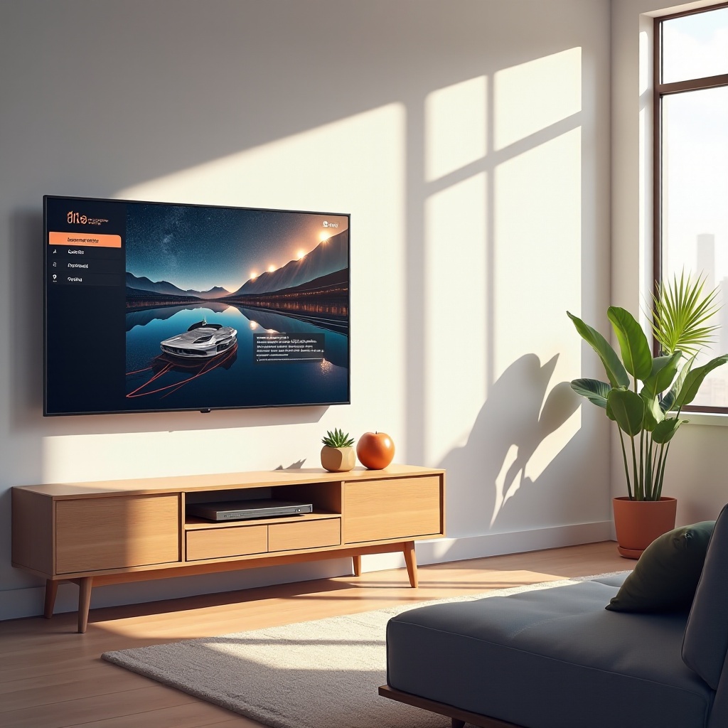 cara menonton hudl di TV pintar Samsung