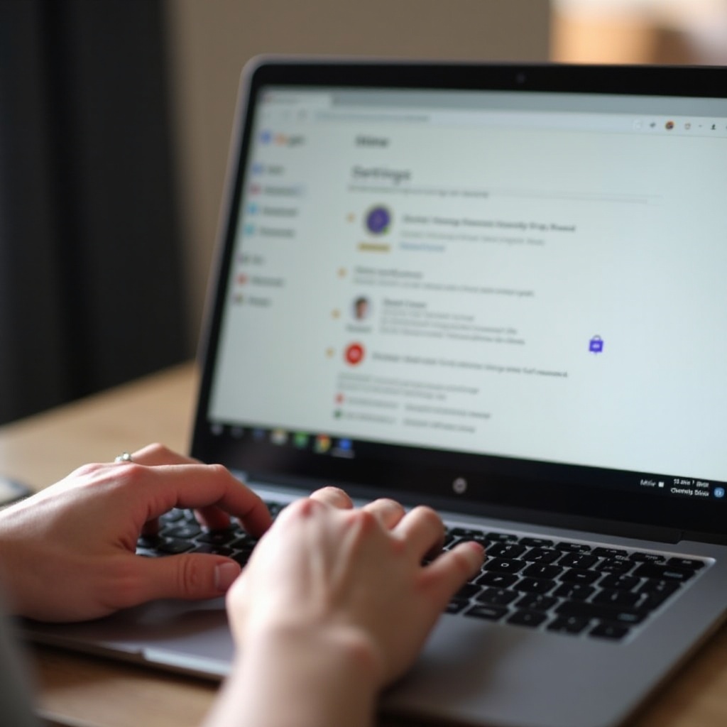 kung paano i-off ang zoom sa itaas ng Chromebook