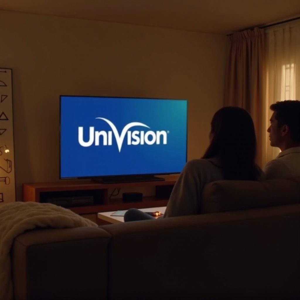 bagaimana saya menonton Univision di smart TV saya