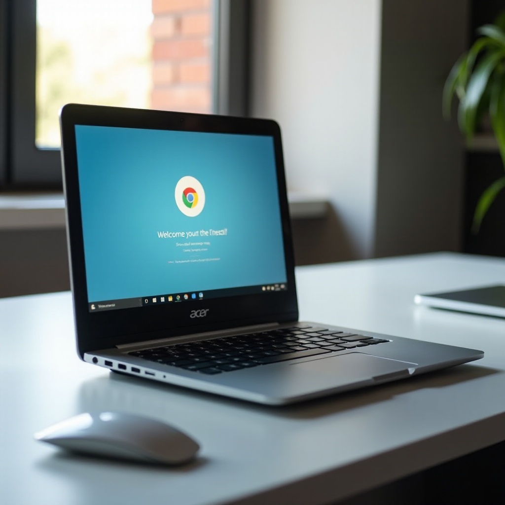 como reiniciar um Chromebook Acer