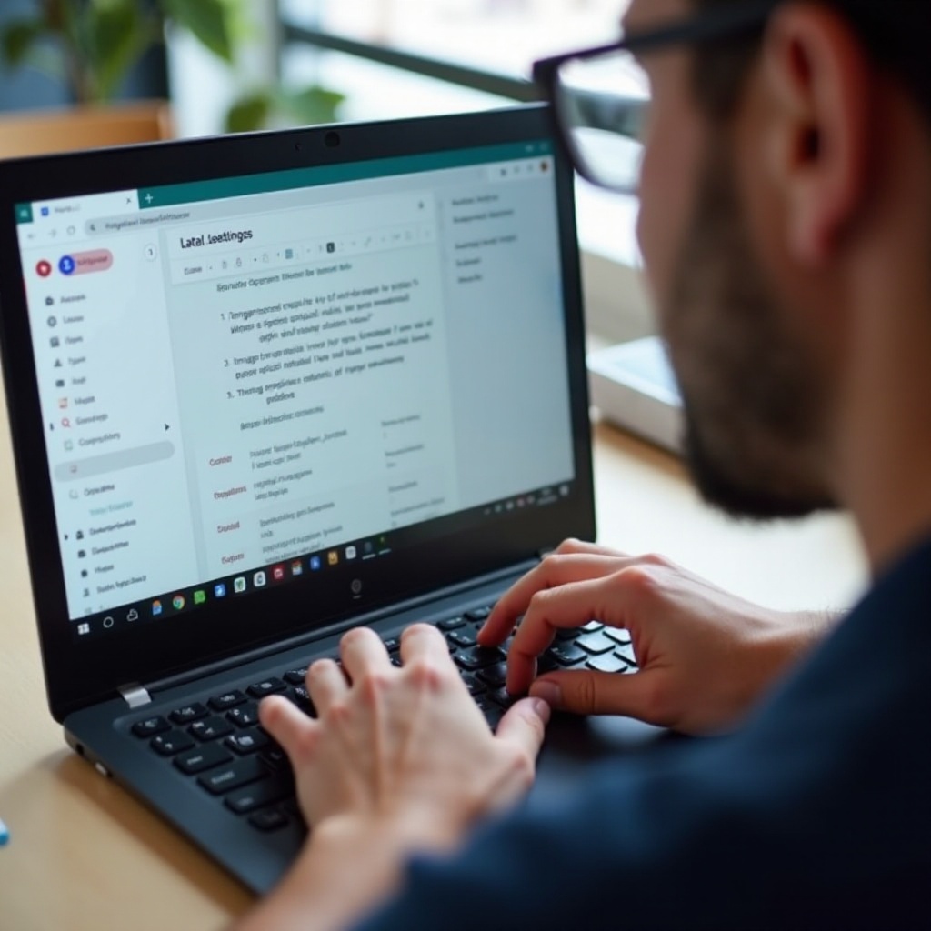 cómo cambiar del teclado latino al teclado inglés en Chromebook