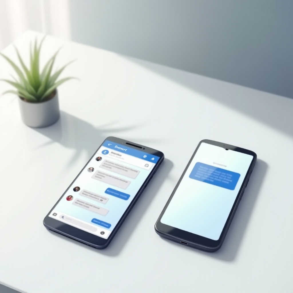 AndroidからAndroidへメッセージを転送する方法