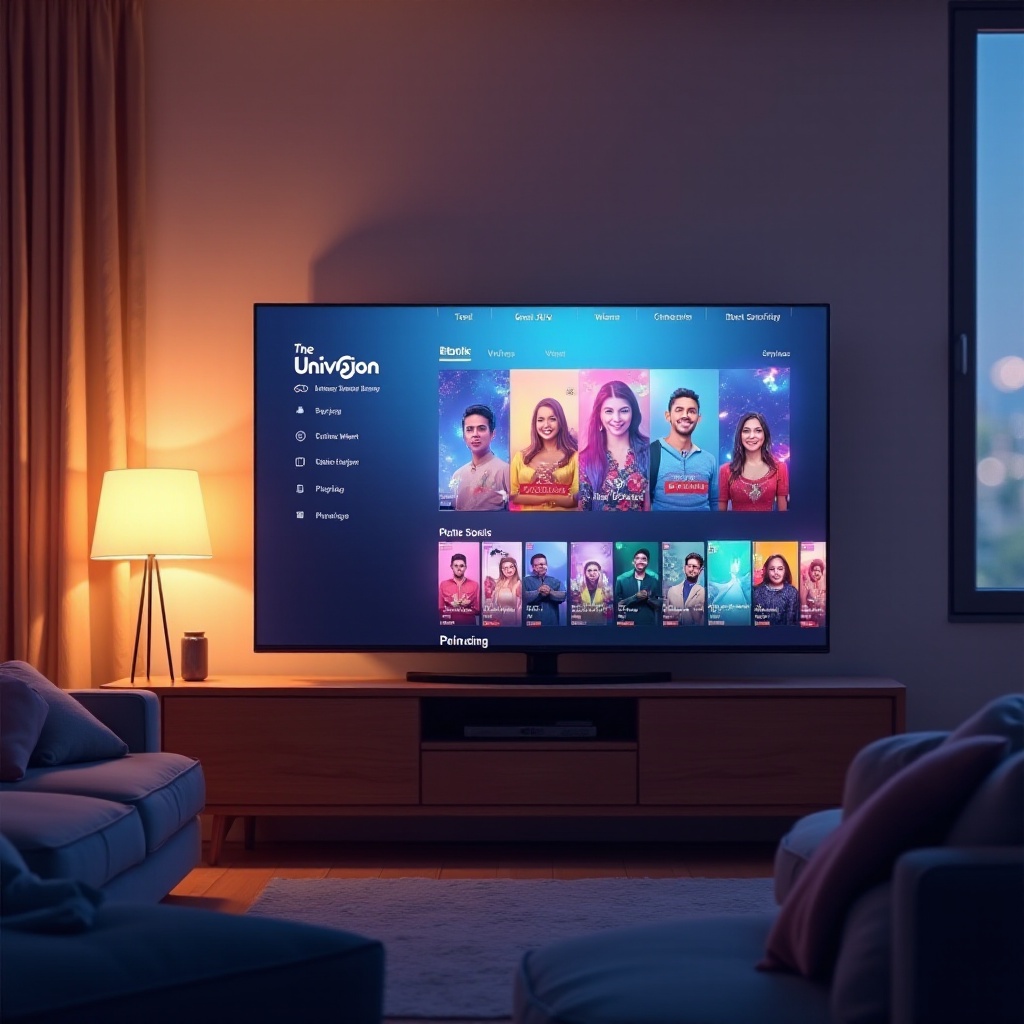 comment puis-je regarder Univision sur ma smart TV