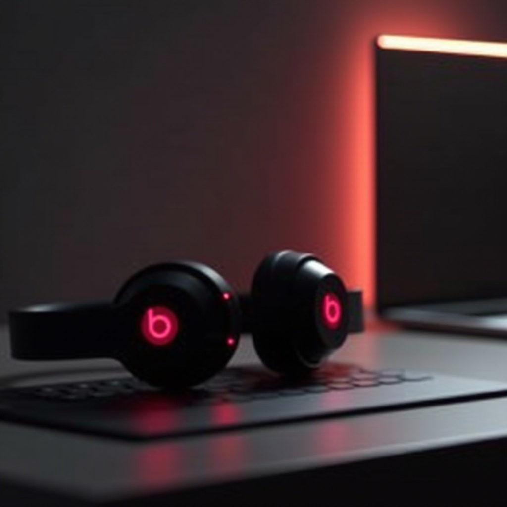 beats by dre lumière rouge