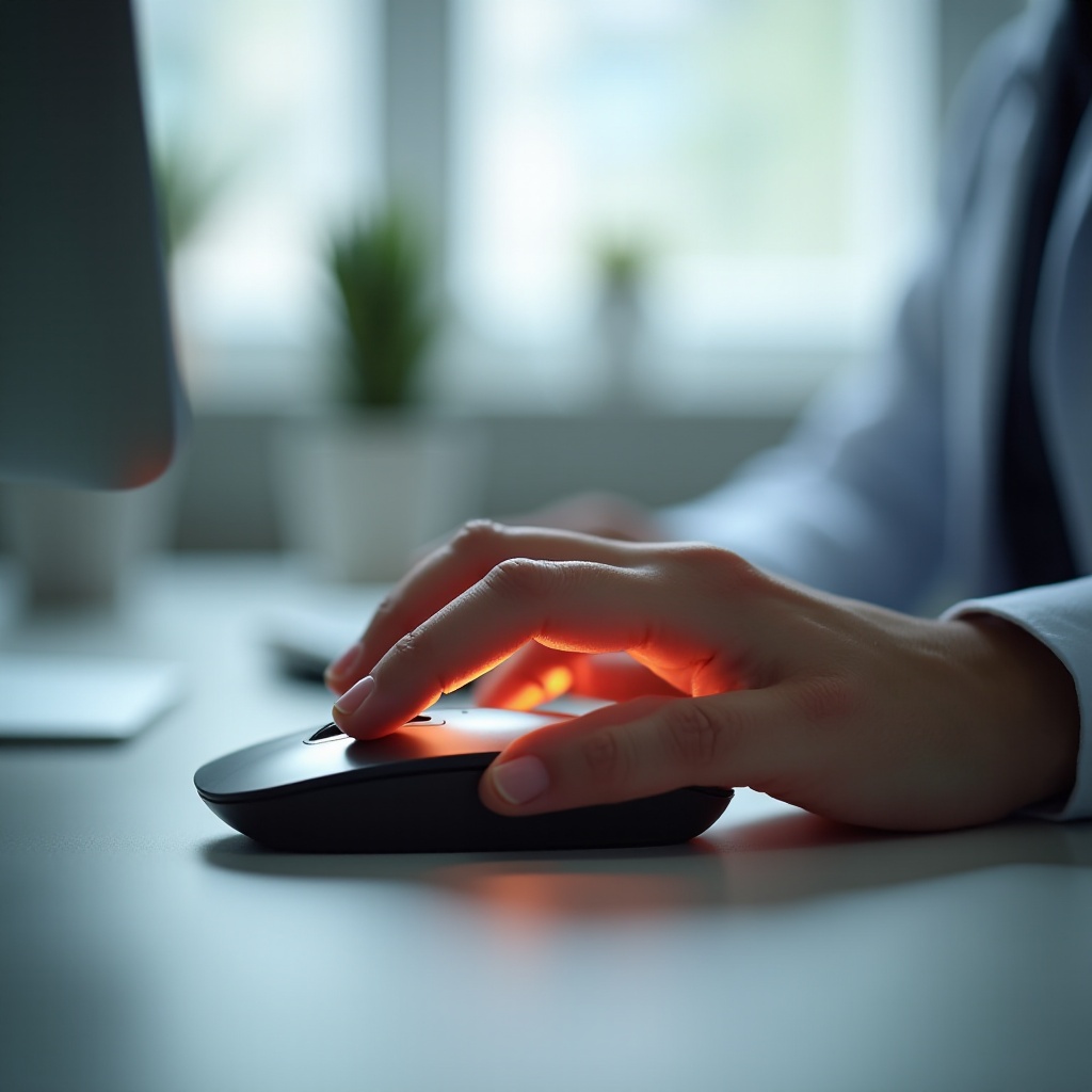 kawalang-kasiyahan sa pulso ng mouse