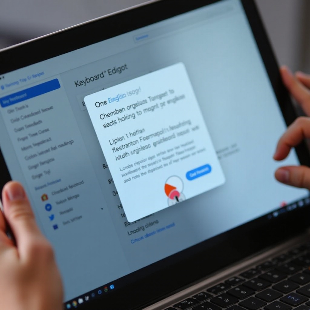 cara beralih dari keyboard latin ke keyboard bahasa Inggris di Chromebook