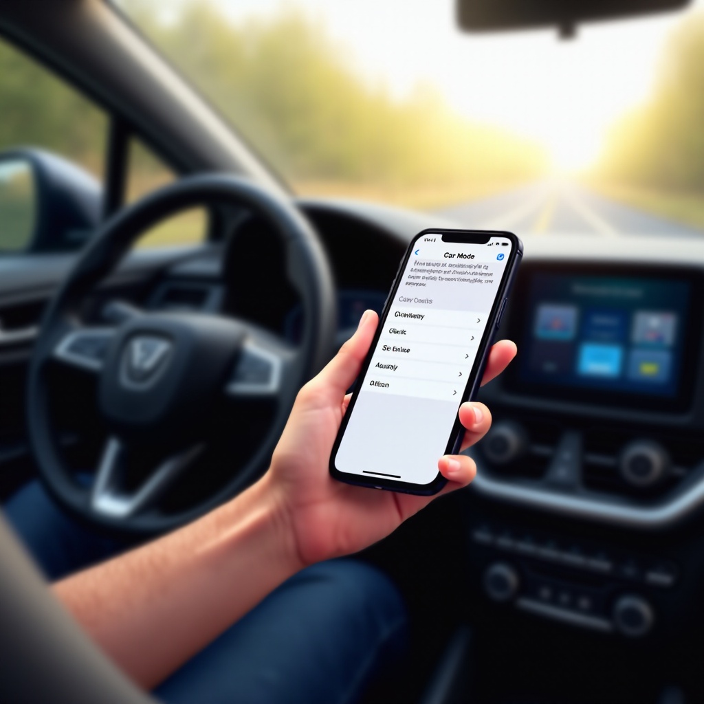 como desativar o modo carro no iPhone