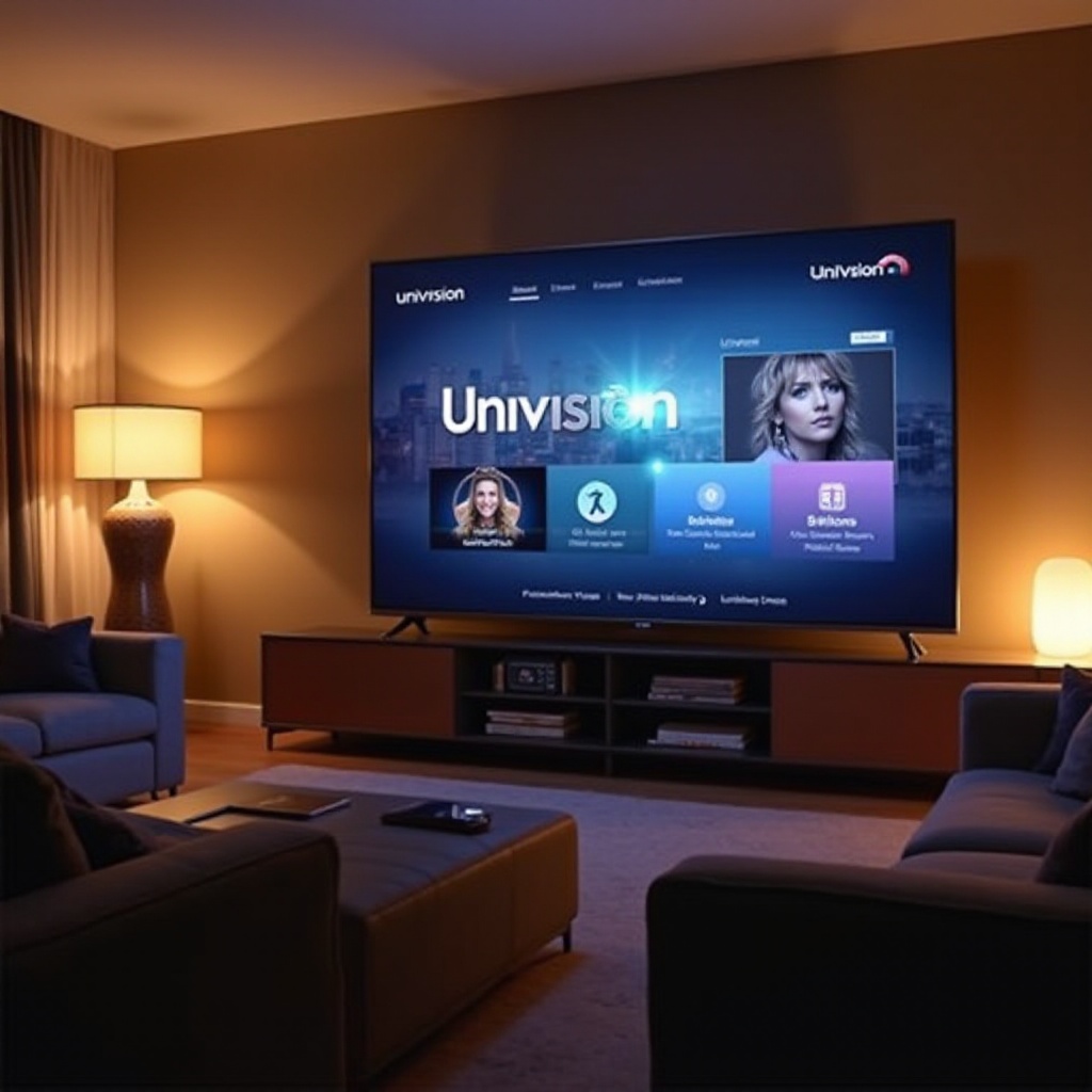 ¿cómo puedo ver Univision en mi smart TV?