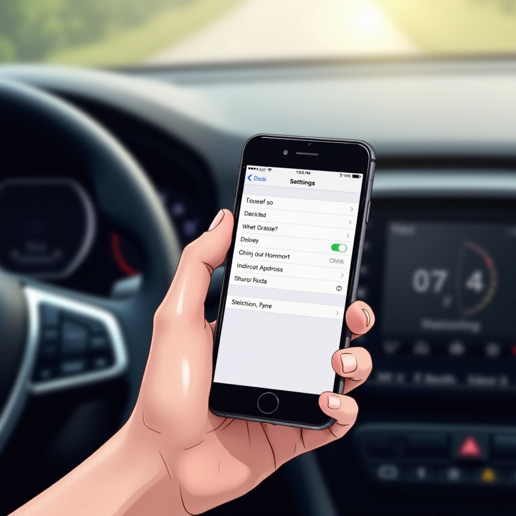 comment désactiver le mode voiture sur l'iPhone