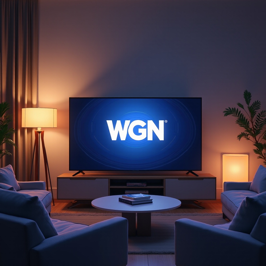 bagaimana saya bisa menonton WGN di smart TV saya