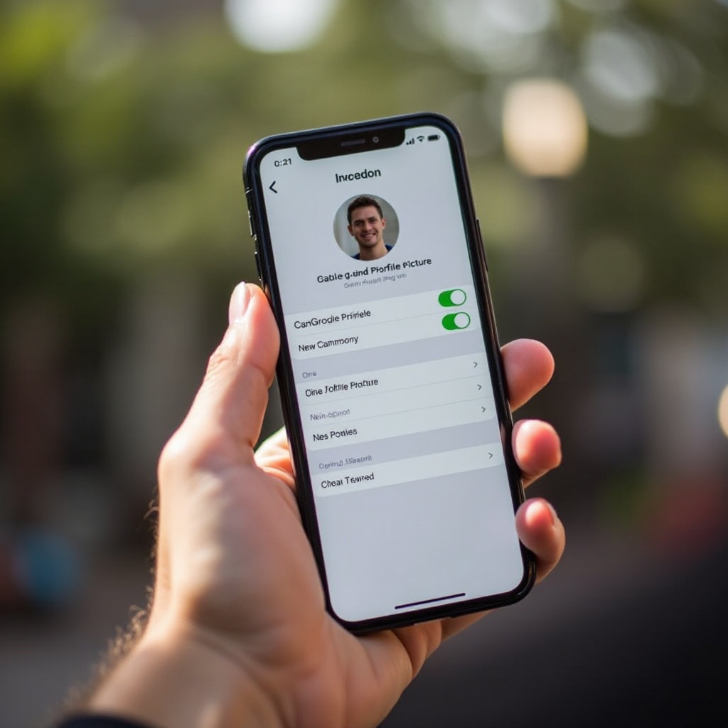 iPhoneのプロフィール写真を変更する方法