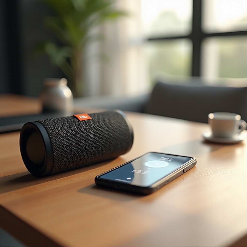 como conectar um alto-falante JBL a um iPhone