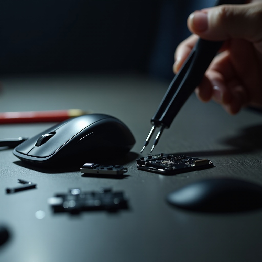 cómo desmontar un ratón Logitech