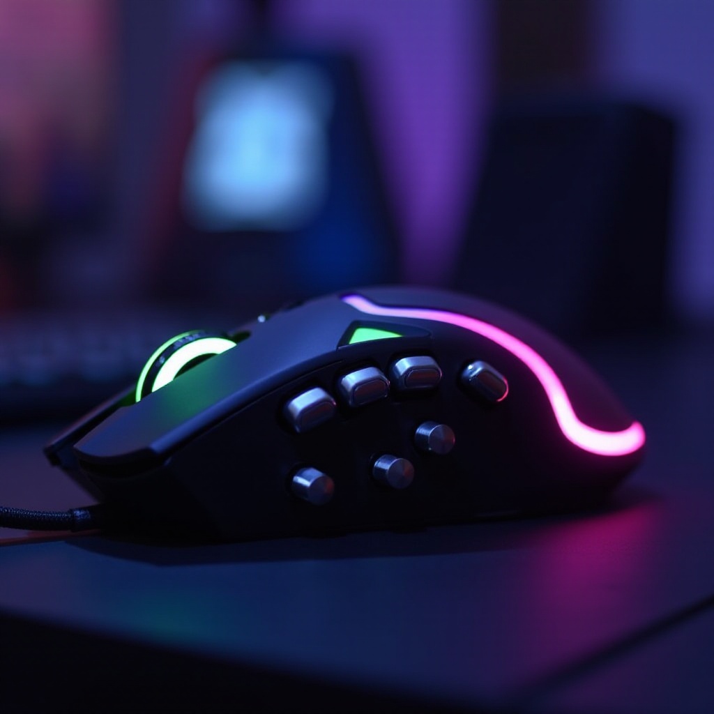 mouses de jogo com 12 botões laterais