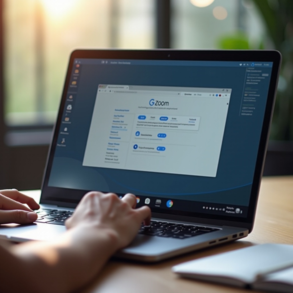 cara mematikan zoom di Chromebook