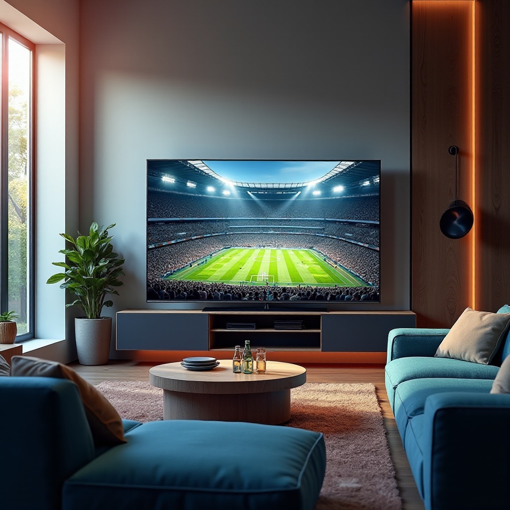 melhor televisão inteligente para assistir esportes
