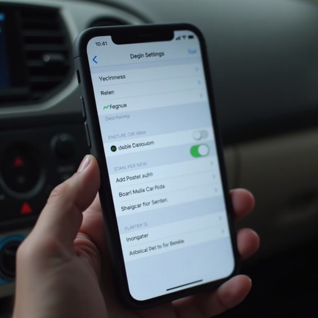 como desativar o modo carro no iPhone
