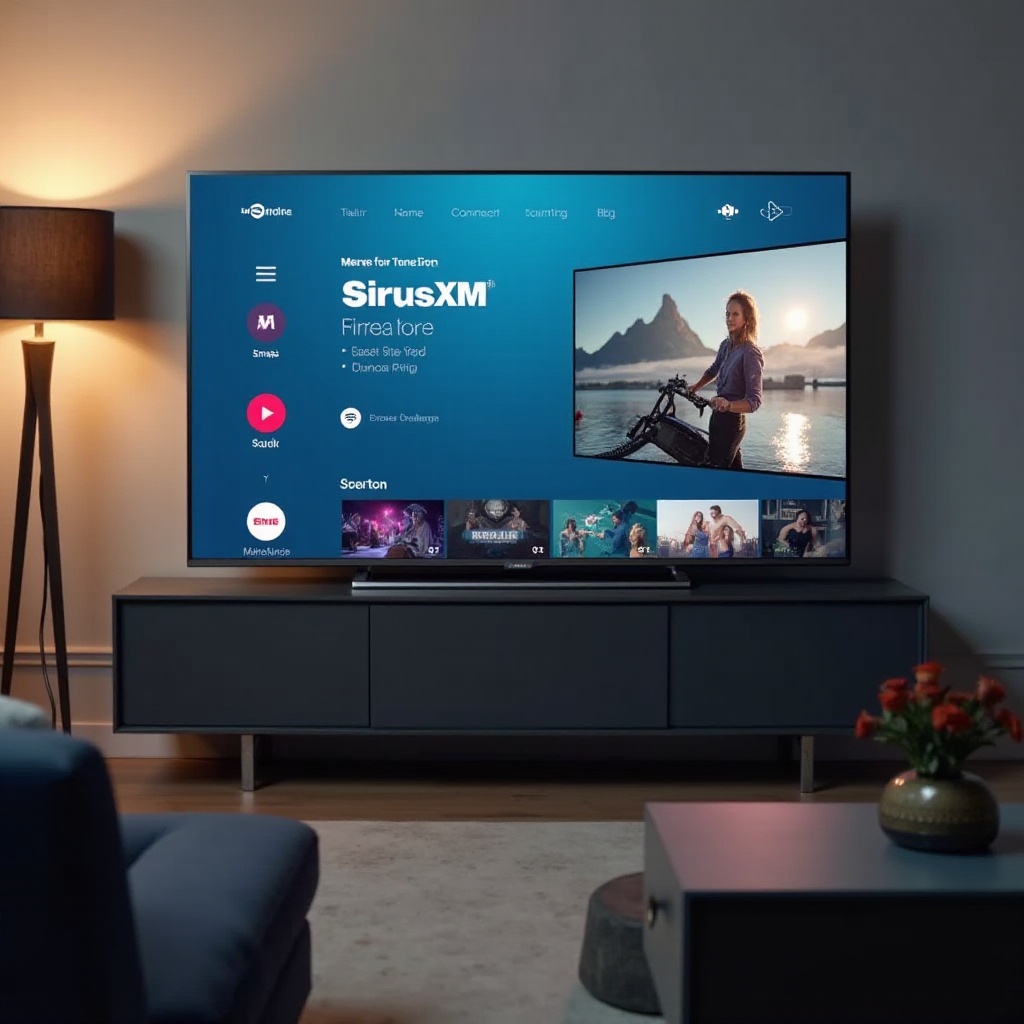 スマートテレビでSiriusXMを視聴できますか